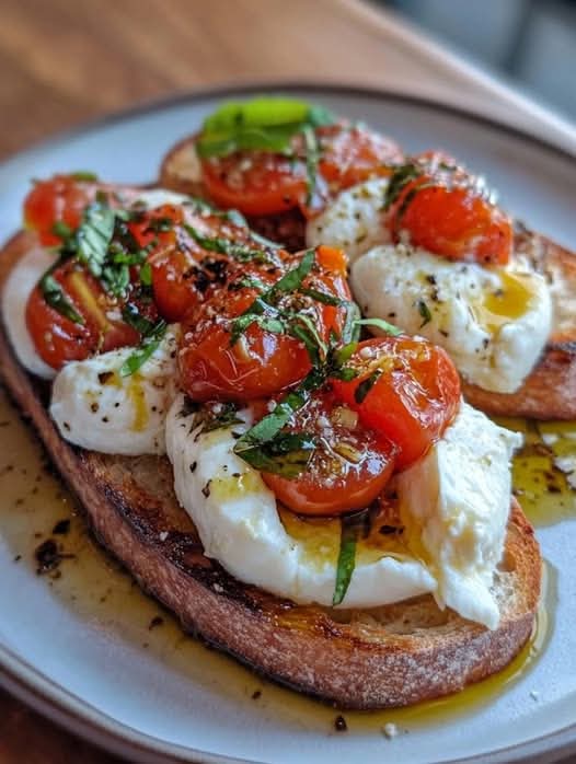 Burrata und Kirschtomaten